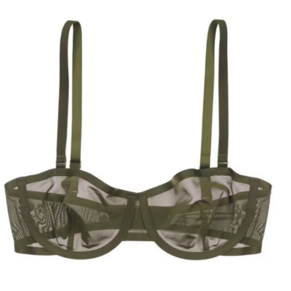 CUUP Olive Sheer Bra